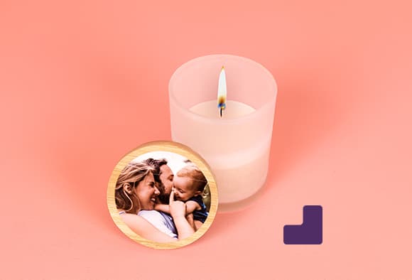 Bougie personnalisée