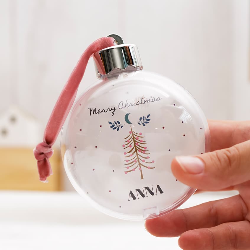 Boule de noël personnalisée