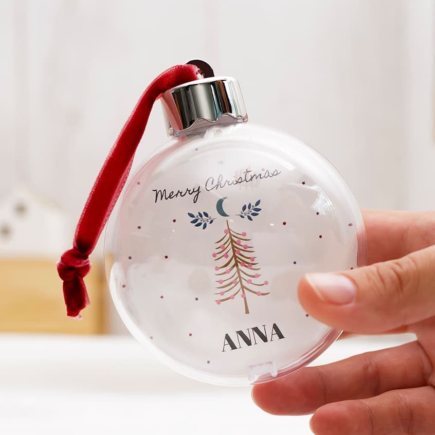 Boule de noël personnalisée