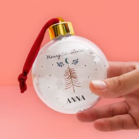 Boule de noël personnalisée