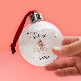 Boule de noël personnalisée
