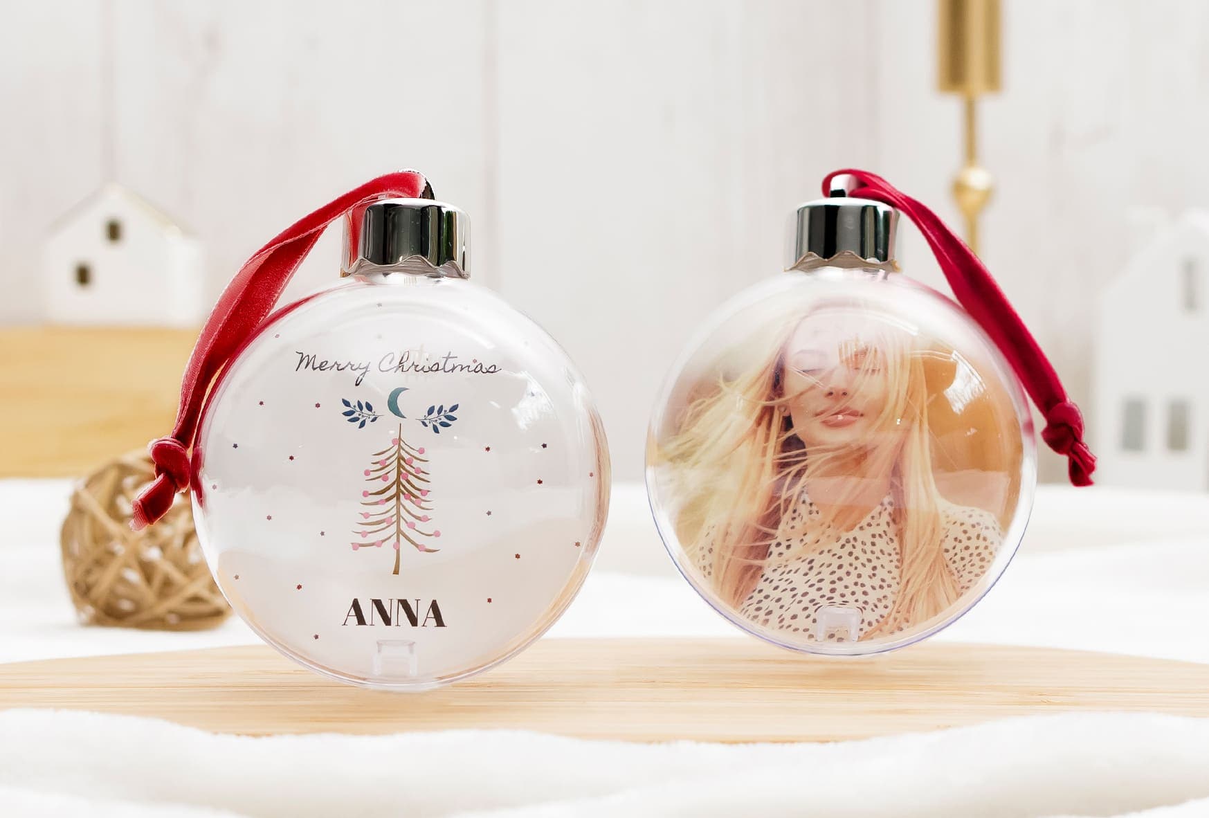 Boule de noël personnalisée