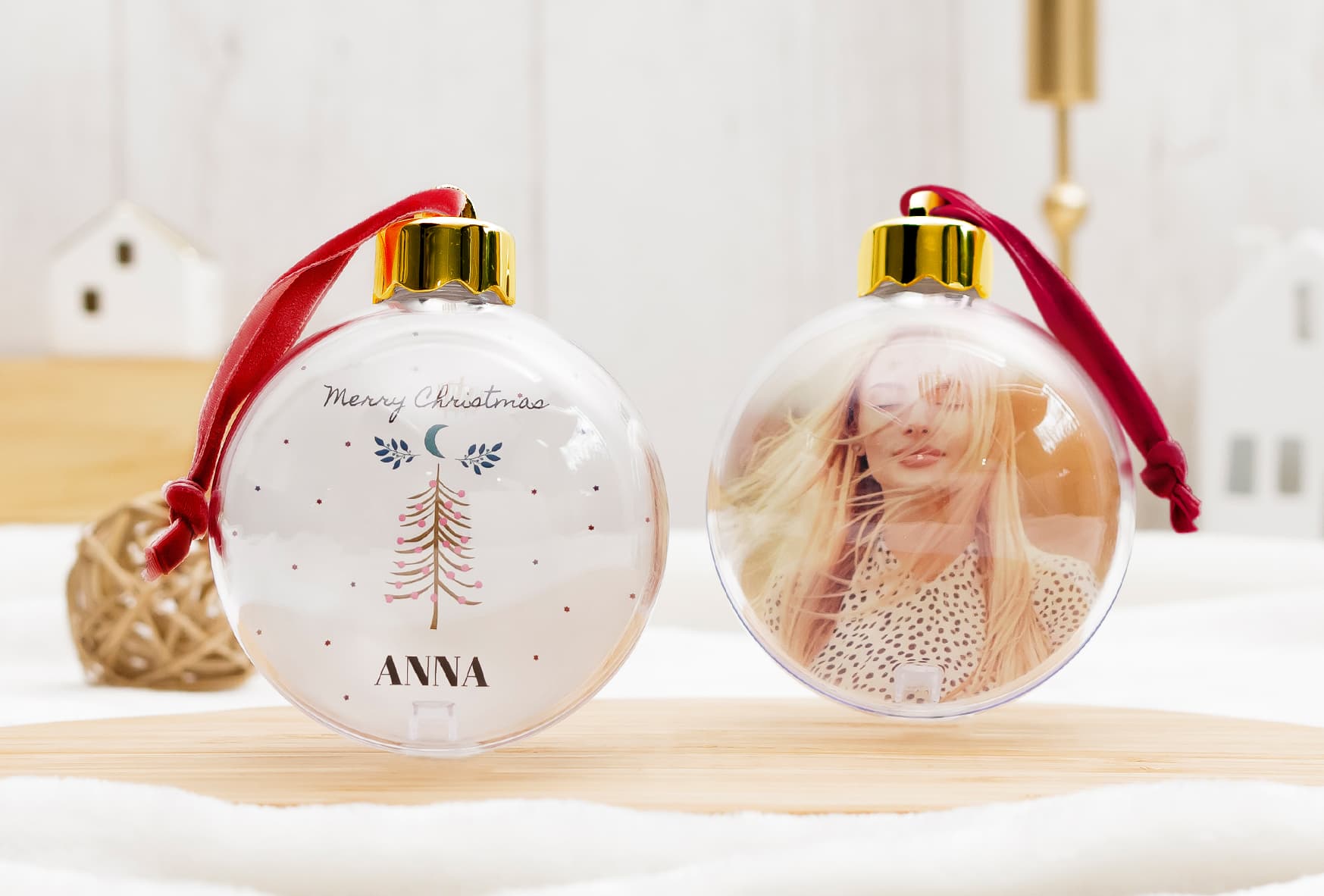 Boule de noël personnalisée