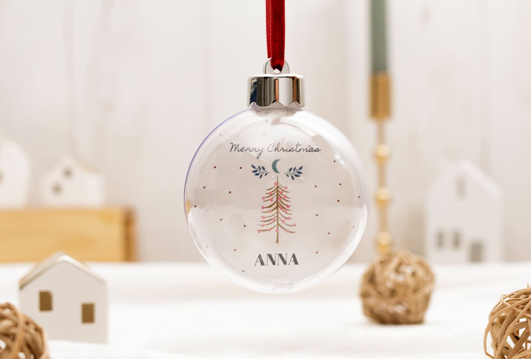 Boule de noël personnalisée