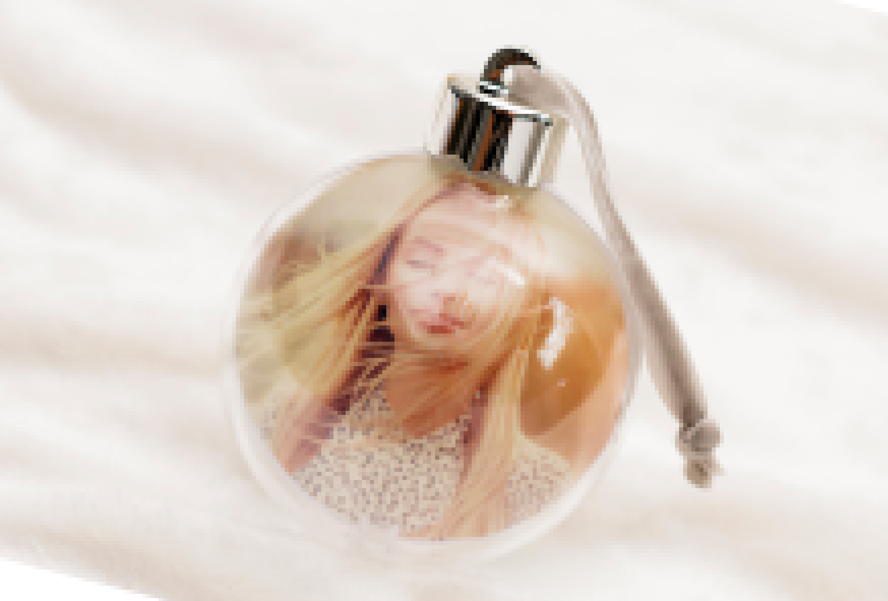 Boule de noël personnalisée
