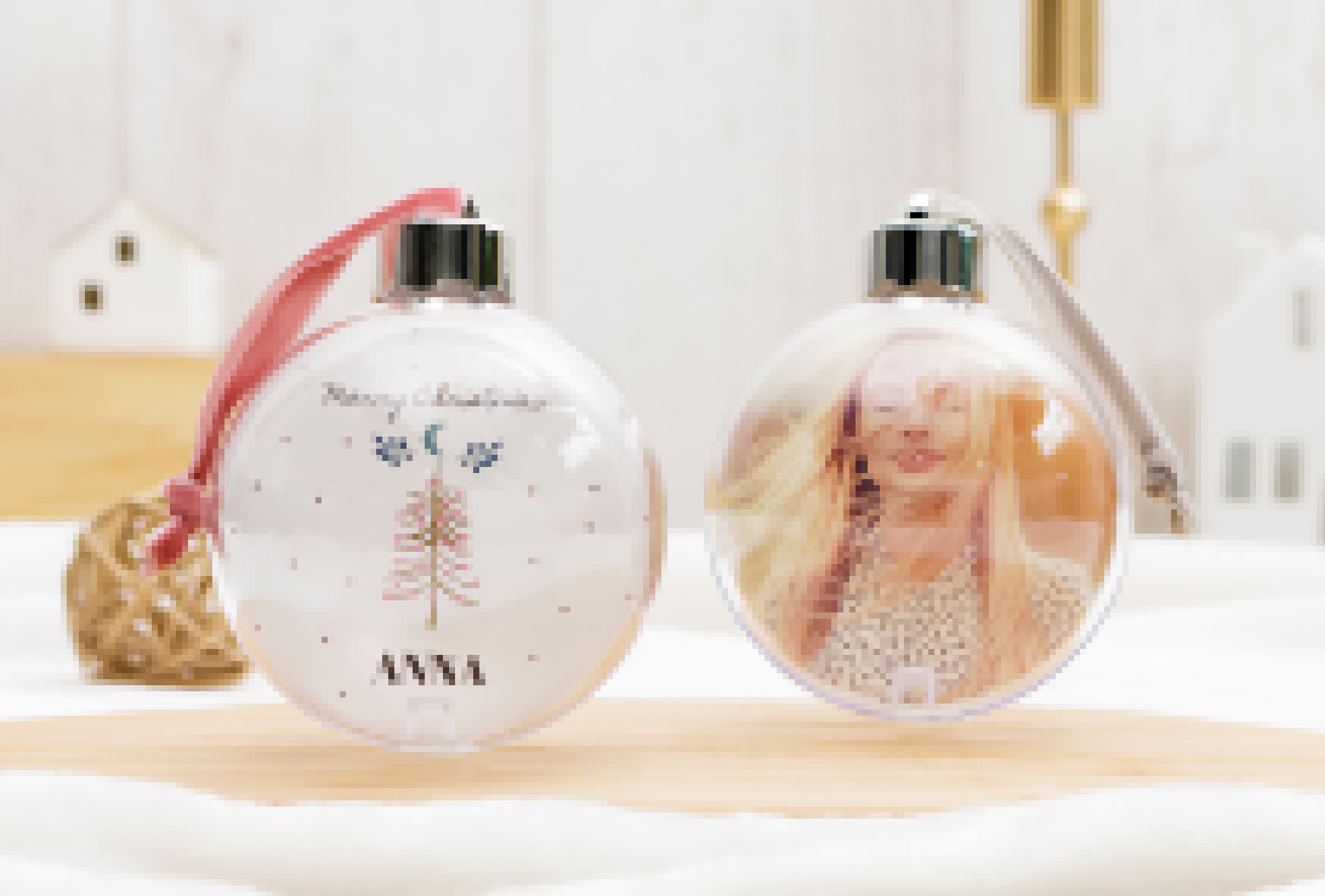 Boule de noël personnalisée