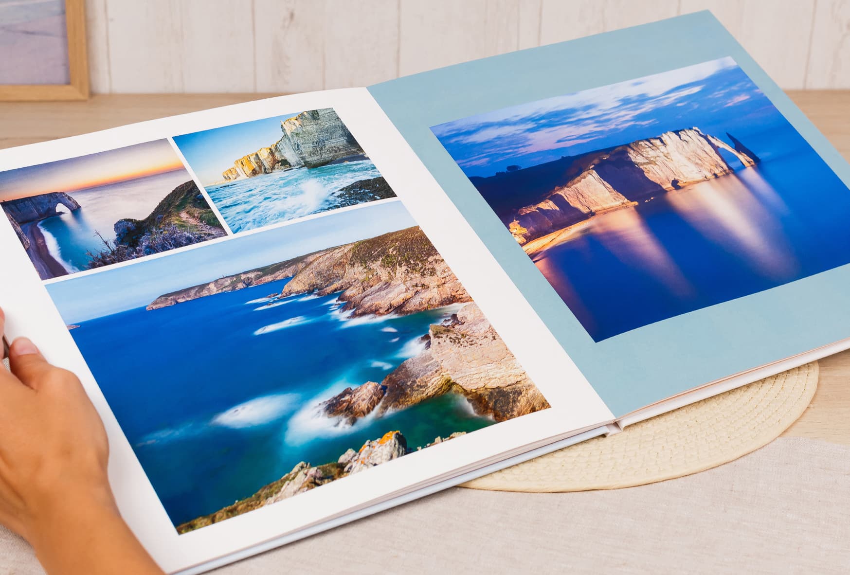 Livre photo carré XL ouverture à plat