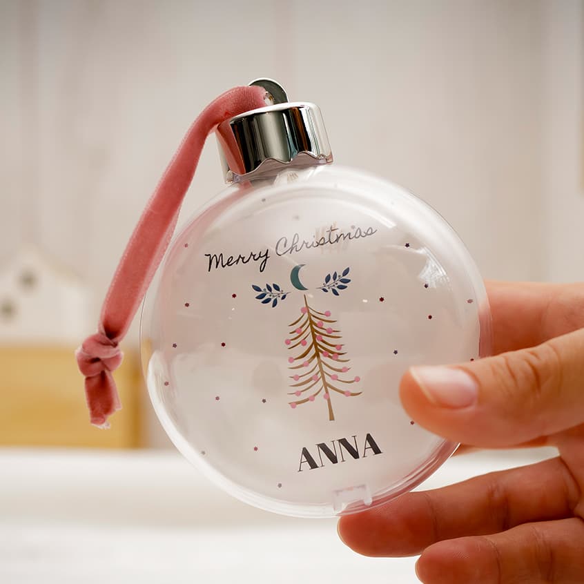 Boule de noël personnalisée