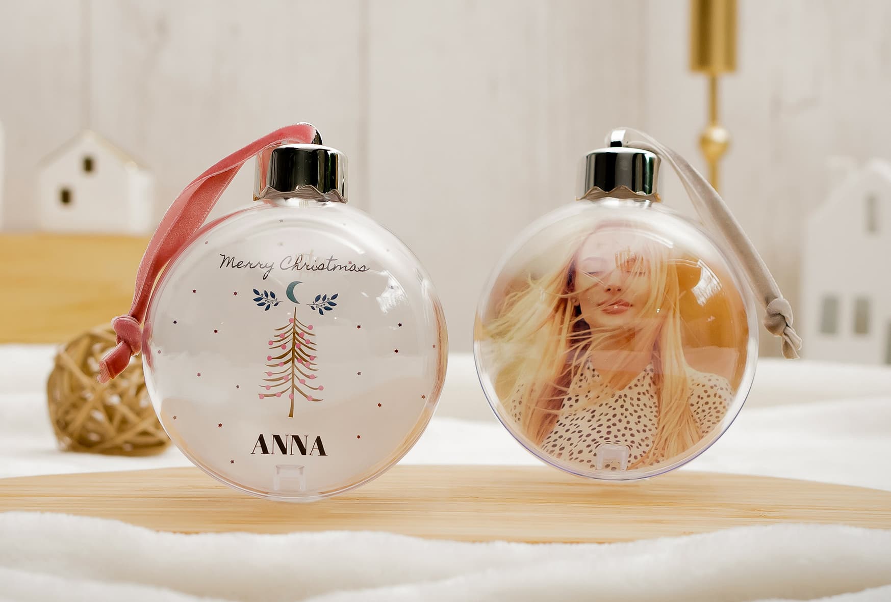 Boule de noël personnalisée