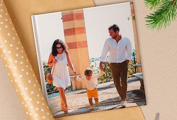 Livre photo carré XL luxe ouverture à plat