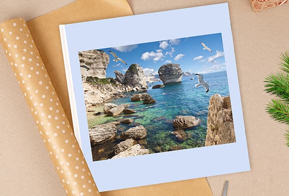 Livre photo carré XL ouverture à plat