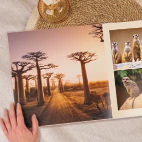 Livre photo carré XL ouverture à plat