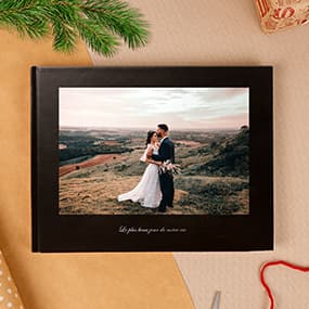 Livre photo paysage luxe ouverture à plat