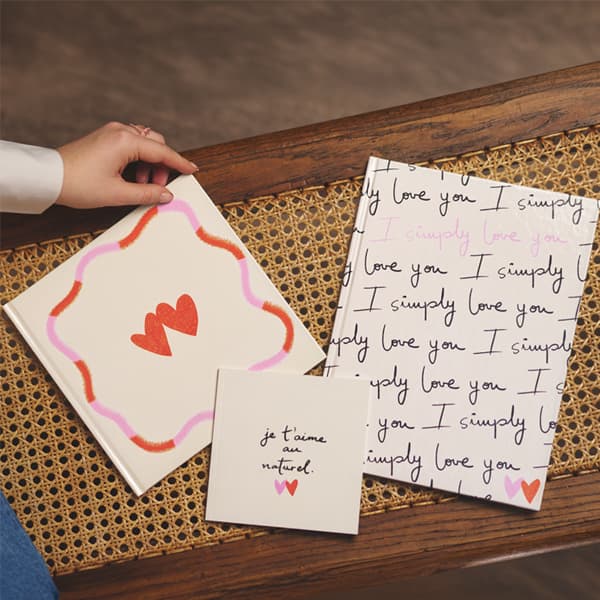 Livre photo amour rigide