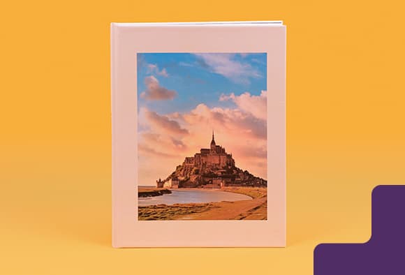 Livre photo portrait ouverture à plat