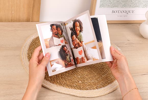 Mini livre photo carré souple