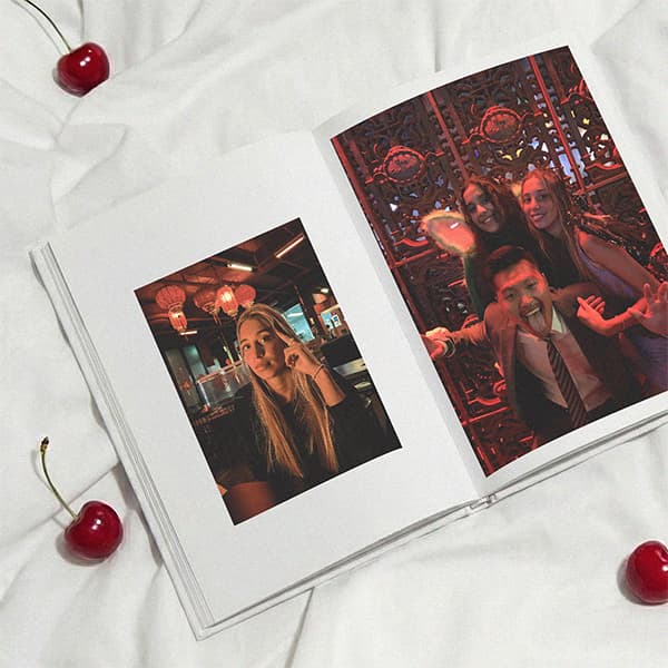Livre photo amour rigide