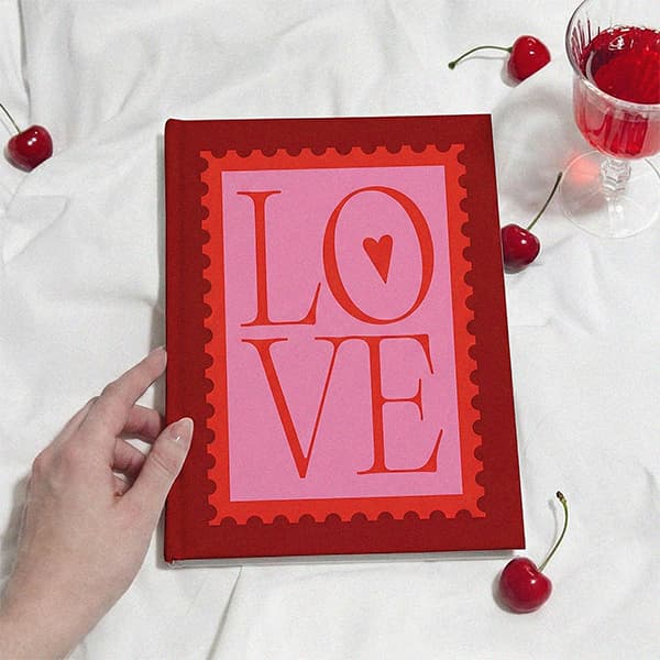 Livre photo amour rigide