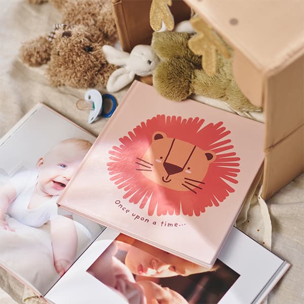 Livre photo naissance rigide