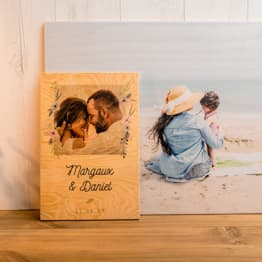 Photo sur bois